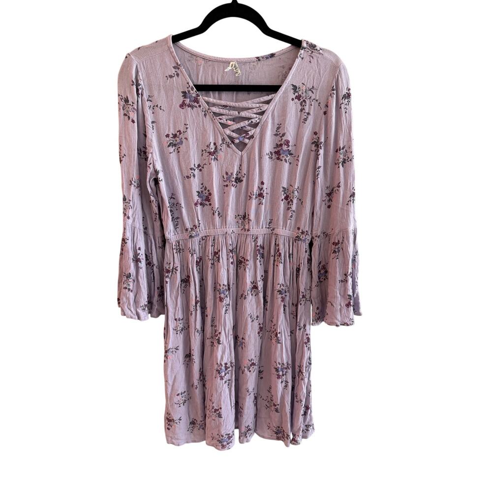 Y2K Mudd cottagecore, fairycore dress with bell sleeves